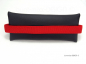 Mobile Preview: Mäppchen mit Gummiband rot, Federmäppchen Kunstleder schwarz, A4 A5 Büroordner, by BuntMixxDesign